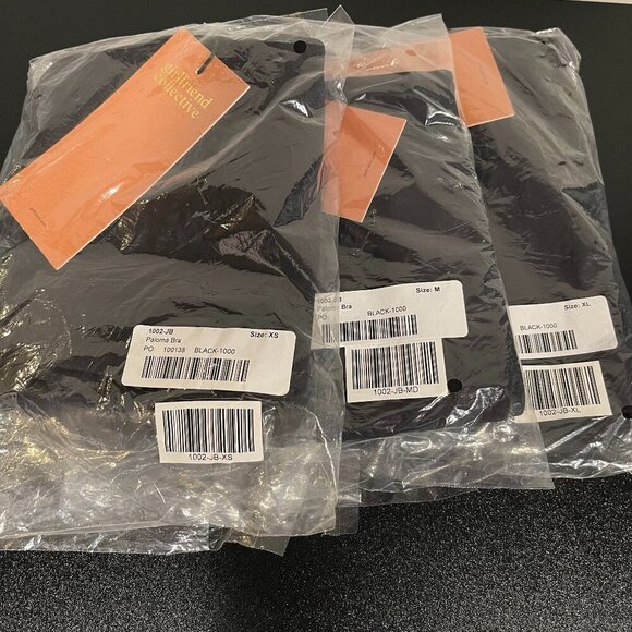 Girlfriend Collective Paloma Sports Bra - Black - NWT - Picture 3 of 3